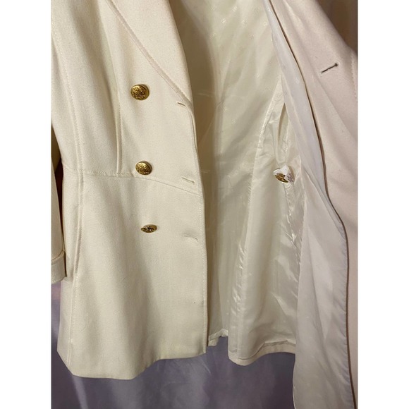 Double-Breasted Wool Blend Coat - Picture 12 of 12